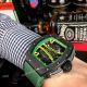 Copy Richard Mille RM61-01 Yohan Blake Watch Black Case Green Rubber Band (2)_th.jpg